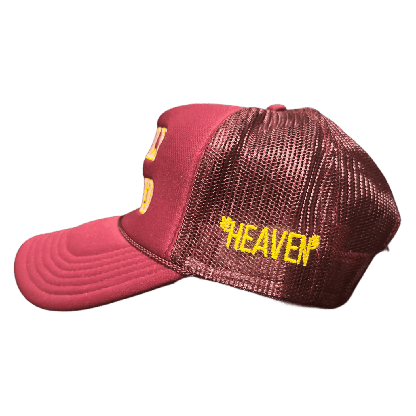 Burgundy Trucker Cap