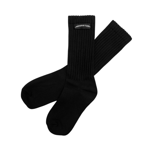 Black Crew Sock