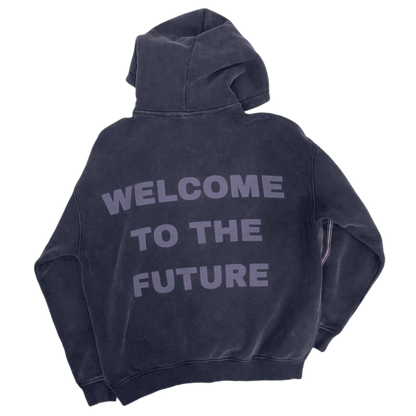 Navy Blue Zip Hoodie