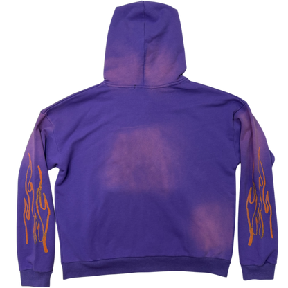 Purple Sunset Zip Hoodie